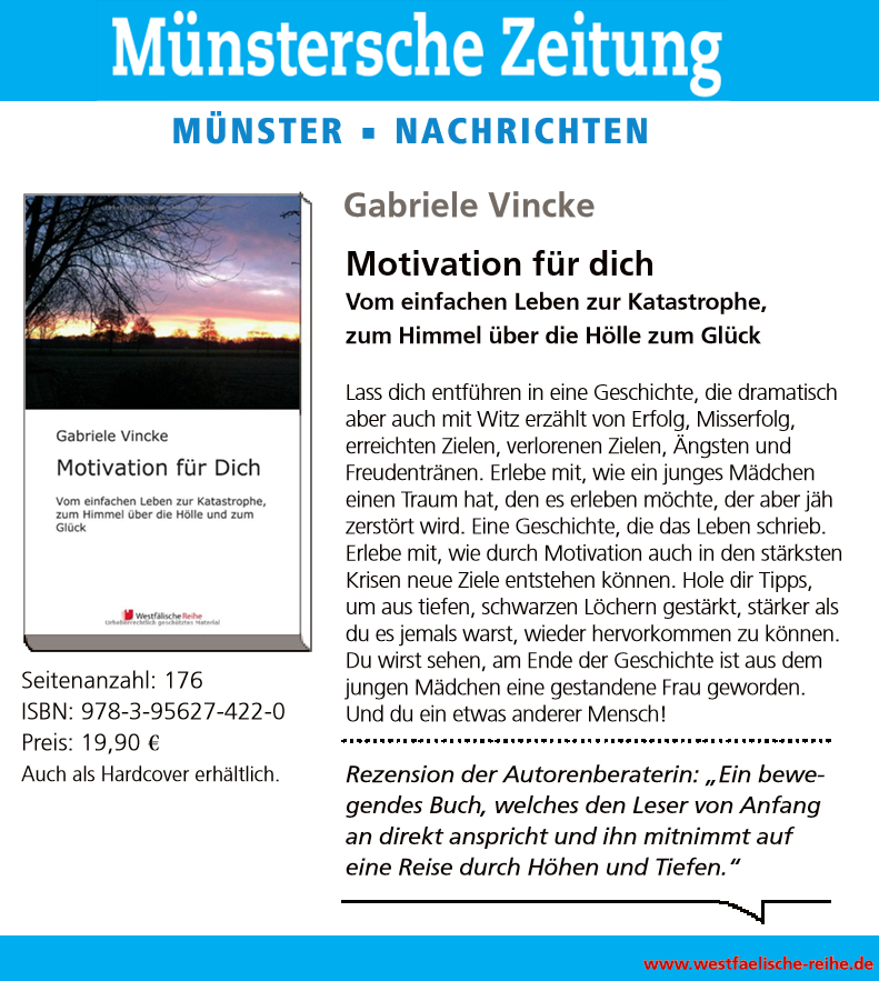 Erschienen In Der Munstersche Zeitung Gabrielevincke Com