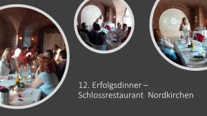 12. Erfolgsdinner - Impressionen